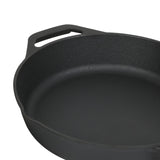 Toque Cast Iron Frying Pan Set 21cm 27cm Skillet BBQ KT1008_NZ