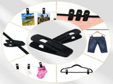 Velvet Hangers Clips Flocked Finger Clips Velvet Clothes Clips Strong Pants Hangers Clips for V1192-AZ-W-12103
