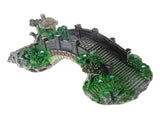 Tree Fish Tank Decoration, Resin Arch Bridge Pavilion Tree Aquarium Garden Decor Fish Tank Landscape V1370-AZ4-05737