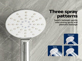 Cefito 9'' Rain Shower Head Set Handheld Round High Pressure Twins Tap Chrome SHOWER-A1-RO-9-SI-TAP-RO