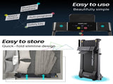 PROFLEX Treadmill Bluetooth Running Machine Foldable Compact Small Home Electric V219-FTNTRDPRFA1T1