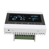 AC220V Touch Screen Thermostat WallHanging Stove Temperature Controller for Water/Floor Heating V1294-YM0901-3114210053211