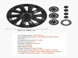 Hubcaps Wheel Covers for 2017-2023 Tesla Model 3, 18 Inch Set of 4 Wheel Rim Cover Hubcaps OEM Style V952-ZYLGGYGH4JTT0GYKX001V0