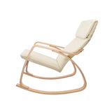 Artiss Rocking Armchair Nursing Bentwood Aero ARMCHAIR-01-BG
