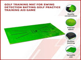 Golf Training Mat for Swing Detection Batting Golf Practice Training Aid Game V63-834801