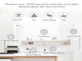 2G/WiFi TY Wireless Home Alarm System 2.4-inch TFT Color Touch Screen Alarm Panel Remote Control SOS V1294-YM0901-HS7022