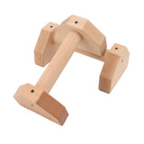 2pcs Wooden Push Up Handles Anti Slip Pushup Bar Handstand Parallettes Bars for Indoor Outdoor 30cm V1294-YM0703-3117230052112