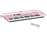 Alpha 37-Key Digital Piano Keyboard for Kids Beginners Electronic Keyboard Piano Gift Pink EK-M37-PK