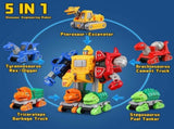 Dinosaur Transforming Toys for 4-6s Old Boys,Transform Action Figures Robot Toys for 3 4 5 6 V1369-AZ3-W-21545