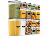 Airtight Food Storage Containers with Lids, 16 PCS Kitchen and Pantry Organization Canisters, V1079-FOODCONTAIN16