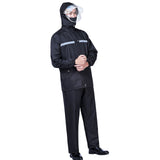 Rain Suits Black Versatile Reflective Lightweight Waterproof Foldable Breathable Raincoat with Rain V1294-YM0901-3117230345811