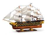 Sluban B1552 Model Kit 1200 HMS Victory Sailing Battleship Warship Navy Vessel Boat Military D SLB1552