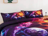 Cosmo Nebula Planet Blaze Quilt / Doona / Duvet Cover set V745-AQ042527S2