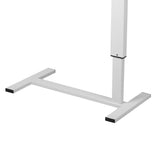 Levede Standing Desk Sofa Bed Side Table White No Slots DT2003-WH-NOS