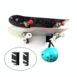 Wall Mount Bracket For 1 Pair Of Four-Wheel Skateboards PRL-7133CAH