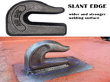 Weld On Grab Chain Hook,3/8" Hooks,Grade 70 Load Limit 6600 lbs,for Welded onto Tractors or V1259-DP01-A-5713