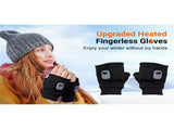 Portable Heating Gloves ElectricFingerless Heating Writing Gloves for Students,Hand Warmer for V1192-AZ-W-3279