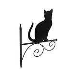 Cat Silhouette Wall Hook Bracket 35cm V637-71621CAT