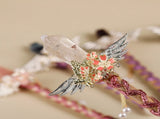 Handmade Crystal Wand, Raw Gemstone Scepter, Natural Magic Wand White Crystal V1178-0450-MFBBS