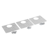 30Pcs Cabinet Hinge Repair Plate Accurate Rugged Stainless Steel Cabinet Hinge Repair Board Kit for V1294-YM0901-3114230145711