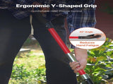4 Tines Garden Fork Fiberglass Handle 45 in Spading Pitchfork Heavy Duty V952-HYCWJCGC4C1JX8KB8001V0