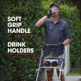 BAUMR-AG 18" 150cc Lawn Mower, 8 Heights, Steel Deck, Cup Holders, 4-Stroke Petrol Lawnmower - 730EX V219-MOWPPRBM18PA