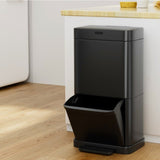 Devanti 70L Motion Sensor Bin Pedal Bins Automatic Black SB-70L-S20-BK