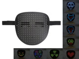 LED Party Face Cover Gesture Sensing Adjustable Light Up Transforming Face Cover for Cosplay V1294-YM0706-3119230129311