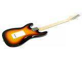 Karrera 39in Electric Guitar Music 4-String Instrument Full Size Sunburst EGP-5W-3TS