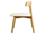 Levede 2x Dining Chairs Kitchen Chair Natural CH1113-2-NT