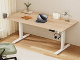 Artiss Standing Desk Sit Stand Touch Control Electric Oak 140CM HASD-B-S08-TOUCH-NW-AB