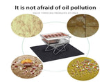 Grill Mat for Under Gas & Charcoal Grills Absorbent, Washable & Reusable Floor Protector for V1366-AZ2-W-11795