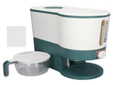 Rice Dispenser Household Food Grade Dry Sealed Grain Cereal Dispenser Bucket for Millet Black V1294-YM0706-3118230211114