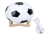 Soccer Night Light with Wooden Stand 3 Color Temperature Dimmable 3D Soccer Lamp Light for Boys V1294-YM0901-3119240070511