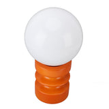 Retro Table Lamp Decorative Glass Lampshade Wooden Base USB Small Nightstand Light for Bedroom V1294-YM0901-3119240076911