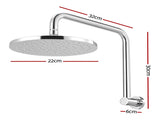 9'' Rain Shower Head Overhead High-pressure Swivel Chrome SHOWER-A3-RO-9-SI