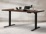 Levede Motorised Standing Desk Adjustable 140cm Walnut 1000x 1MM DH4948-140S-BKWA