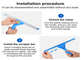 Professional Window Cleaning Kit with Bucket 3 Gallon, 76" Long Handle Squeegee and Microfiber V1107-799-87318