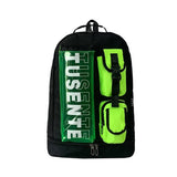 Green And Black Stylish Sports Backpack with Contrast Pockets - Unisex Gym Bag for Badminton & V888-ELOSUNG23891