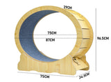 Cat Running Wheel Cat Running Wheel Ultra-Quiet Treadmill Exerciser Scratcher with Anti-Slip Carpet V985-CATRUNNINGWHEEL
