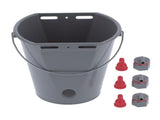 8L Plastic Feeder Bucket with Nipples Check Valves Feeding Equipment for Livestock UseFor Lamb V1294-YM0901-3111210205312