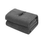 Giselle Electric Heated Blanket Car Throw Rug Grey EB-C-THROW-RUG-CAR-GY