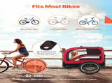Dog Bike Trailer, Supports up to 45 kg, Pet Cart Bicycle Carrier for Small & Large Dogs, Easy V952-TCSCWZXCTC10QAEQQ001V0