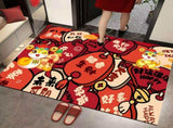 Doormat Red Home New Year Carpet Good Luck Great Implied Meaning for Housewarming Celebration Party V1294-YM0901-240908HL19-6