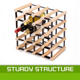 Timber Wine Rack Storage Cellar Organiser 20 Bottle V274-FT-WWR03-20