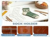 2Pcs Acrylic Sock Blockers Transparent Knitting Stocking Blocker for Knitting and Crochet Stocking V1366-AZ2-W-15091