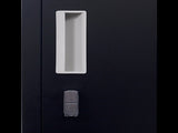 4-Door Vertical Locker for Office Gym Shed School Home Storage V63-832551