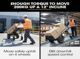 BAUMR-AG 40V Li-ion 260kg Electric Powered Hand Truck Trolley, 400W Brushless motor, Up to 6km/h, V219-MATPTLBM1M0A