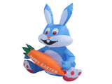 1.2 m Easter Inflatables Rabbit Cartoon Cute Fun Innovative Blow Up Easter Inflatable Outdoor V1294-YM0901-3115230150411