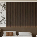 2 Pack Peel and Stick Oak Wood Slat Feature Panels 300x40cm Each DIY TV Headboard PVC Decor V1188-ZXY-131-792